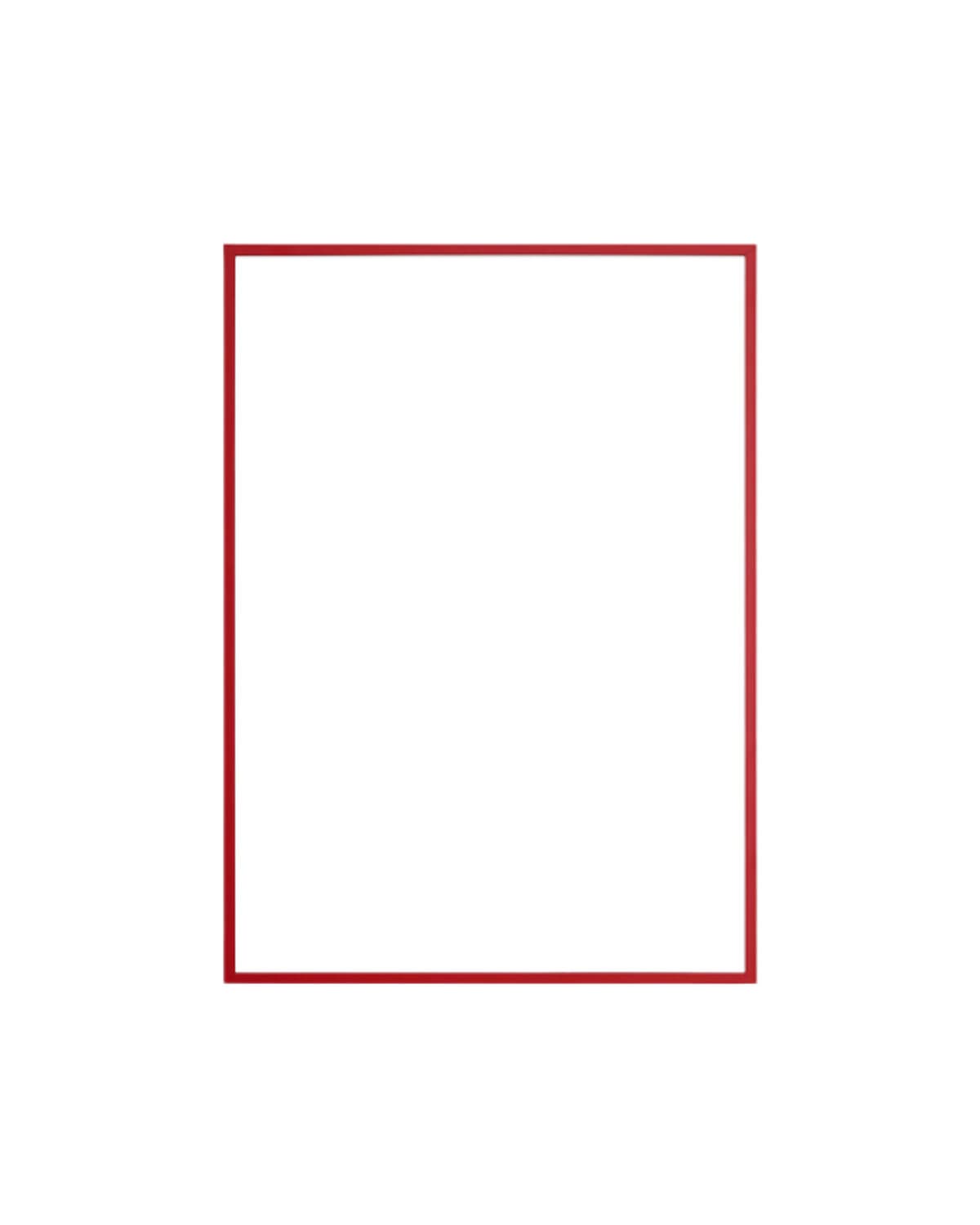 Red frame 70x90 cm